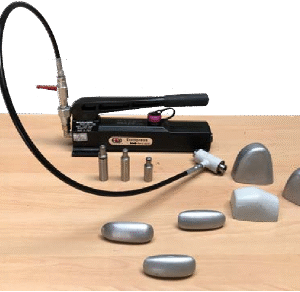 Hydraulische Pumpe, 2 Ausg.