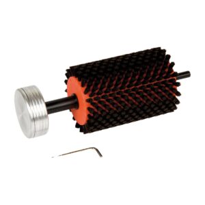 Brosse rotative SNOLI en crin de cheval avec système de remplacement